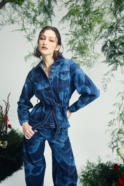 Zaharian Jacket Indigo Blue