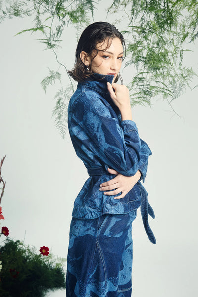 Zaharian Jacket Indigo Blue