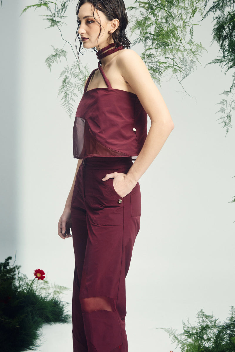 Boae Pant Burgundy