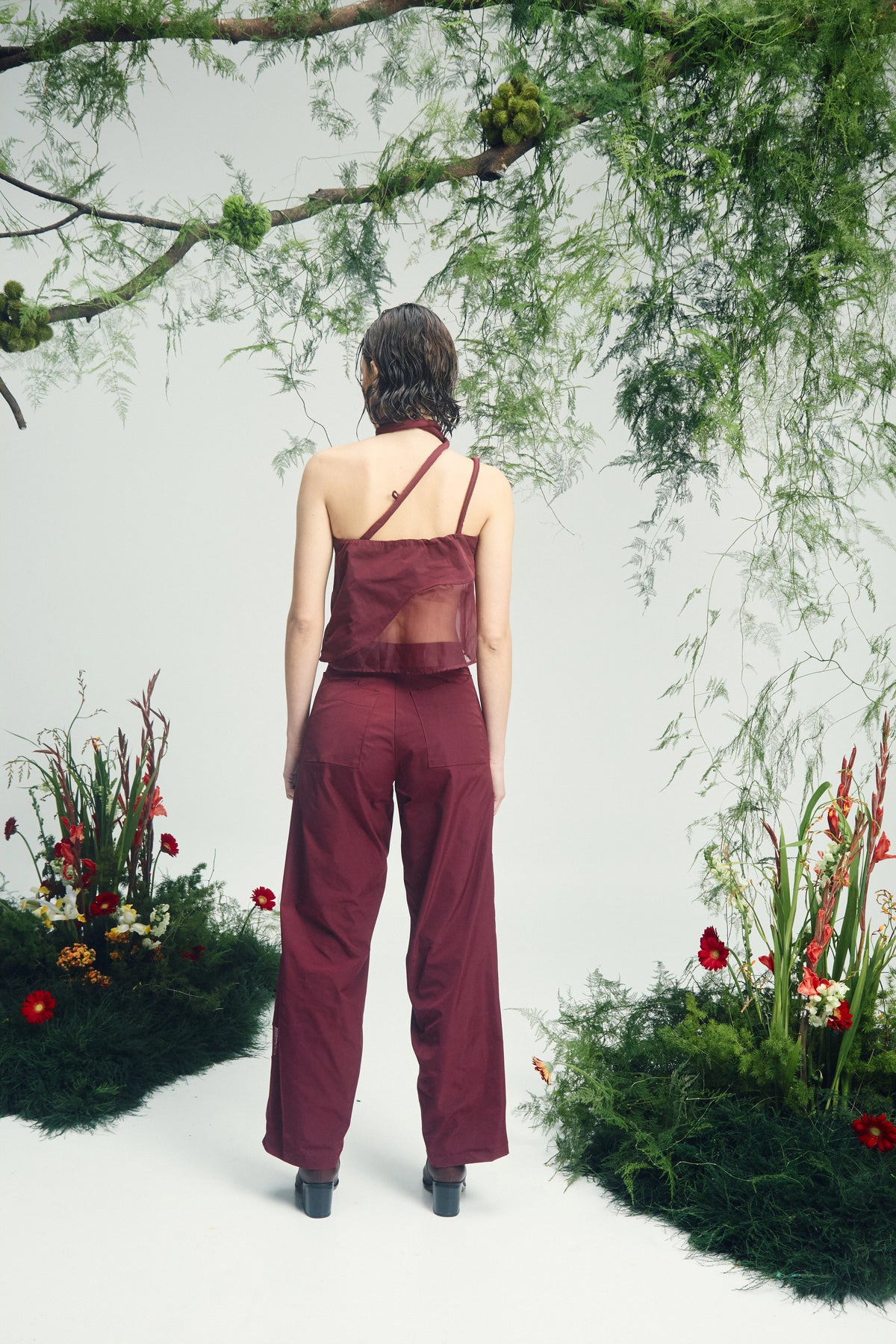 Boae Pant Burgundy