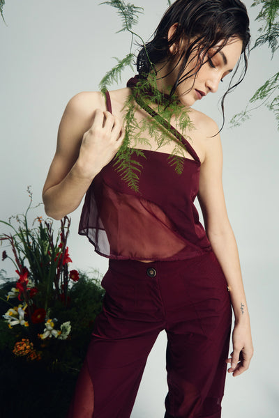 Yacare Top Burgundy