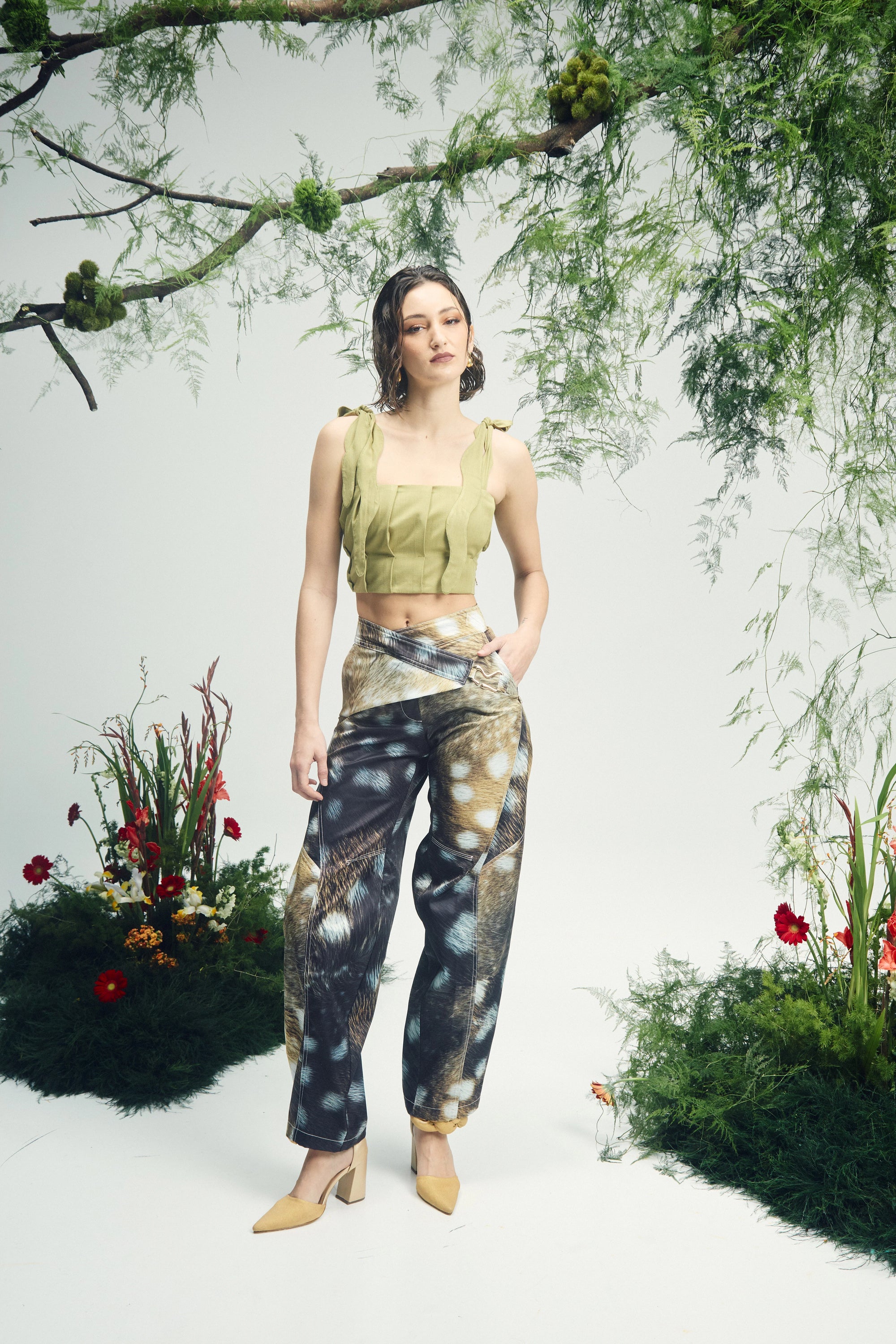 Bambi Pant Print