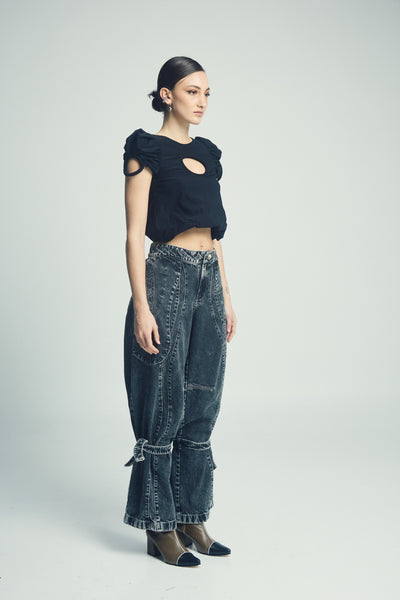 Gardenia Top Black