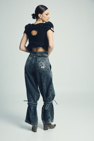 Gardenia Top Black