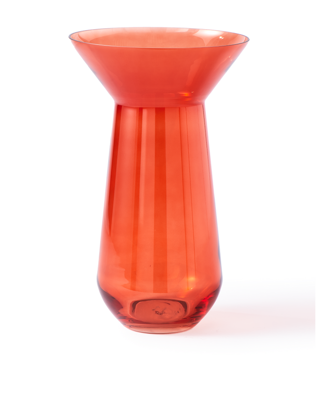 Long Neck Vase Orange