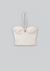 Denim Cut Out Tube Top Off White