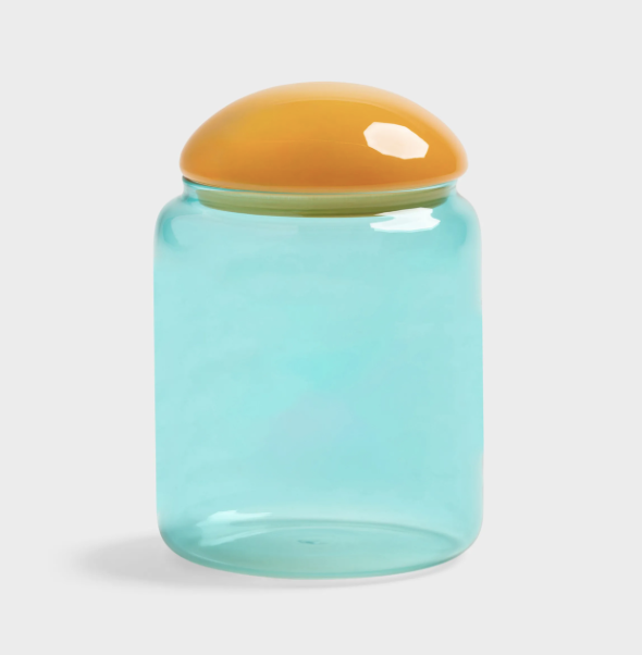 Jar puffy turquoise