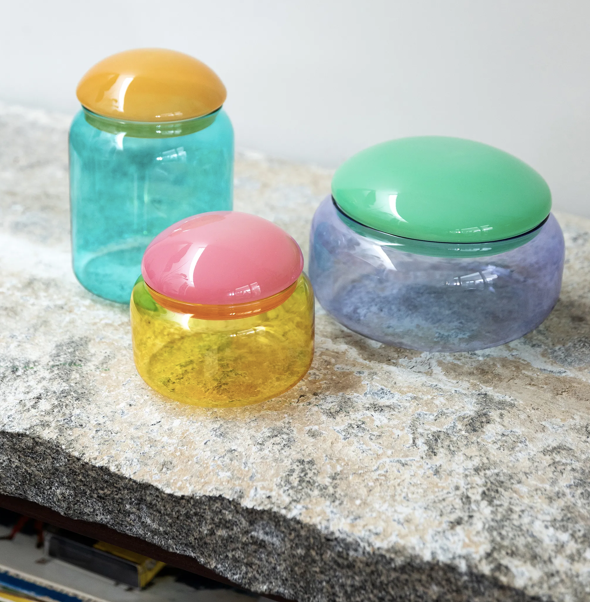 Jar puffy yellow