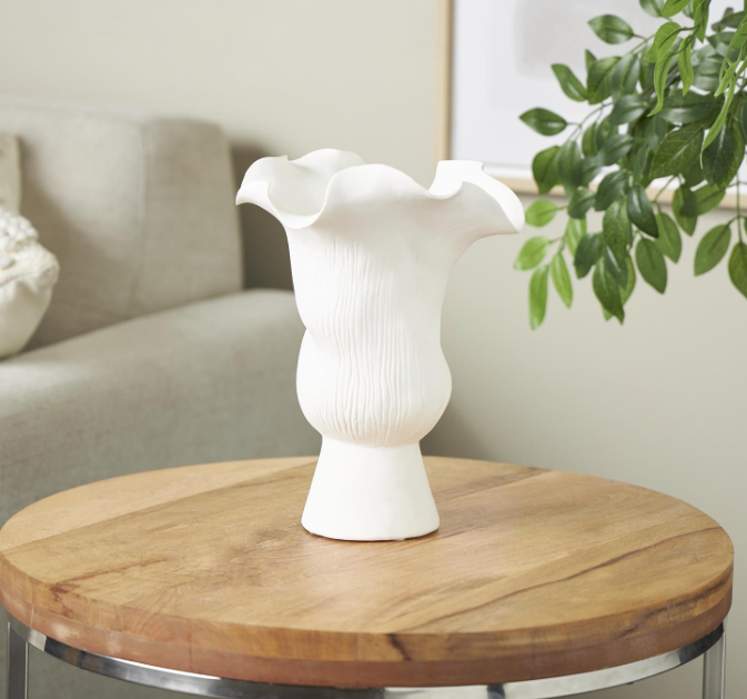 Carin Vase White