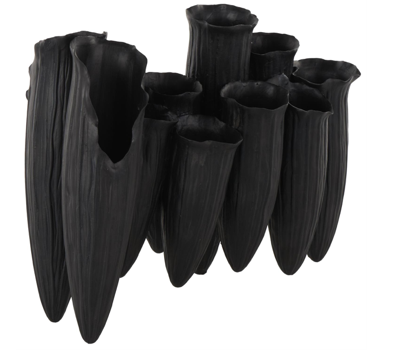 Lucia Vase Black