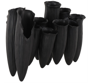 Lucia Vase Black