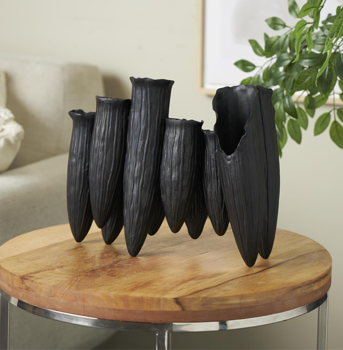 Lucia Vase Black