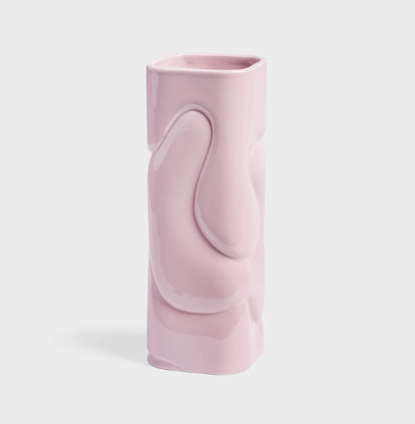 Vase puffy pink