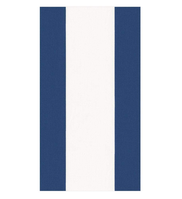 Bandol Stripe Navy Guest Towel