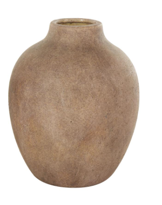 Petra Vase Ceramic Brown S
