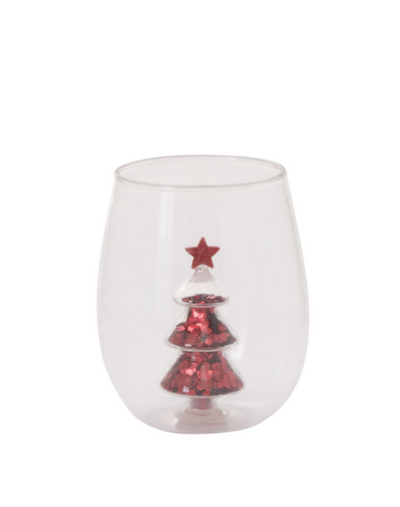 Glitter Tree Drinkware