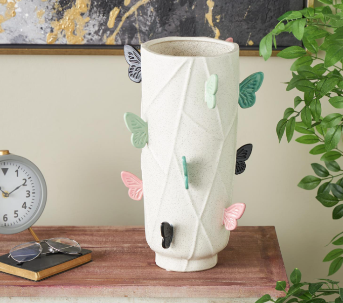 Cosmopolitaan Vase Butterflay Multi