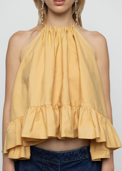 Hilary BabyDoll Top Yellow