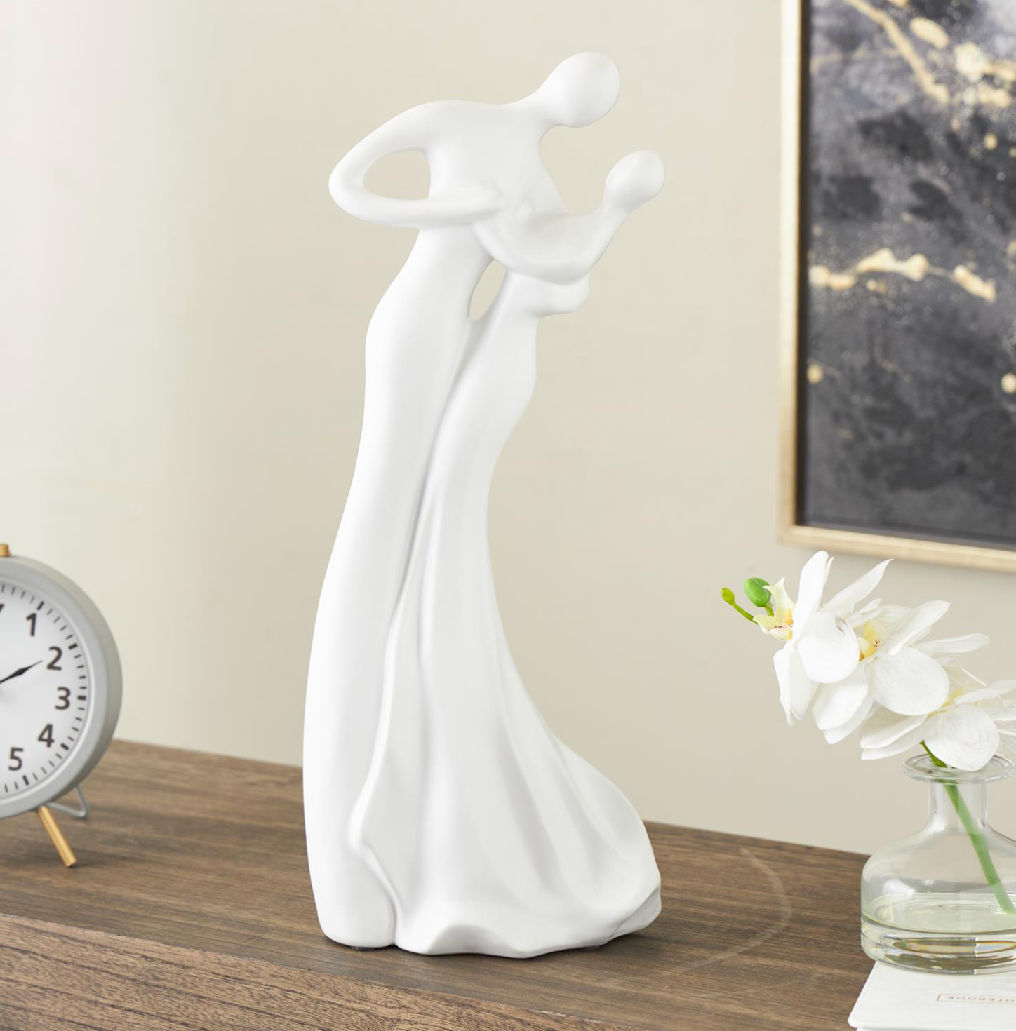 White Ceramic People Dancing