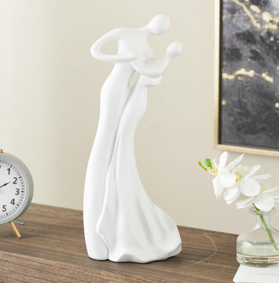 White Ceramic People Dancing