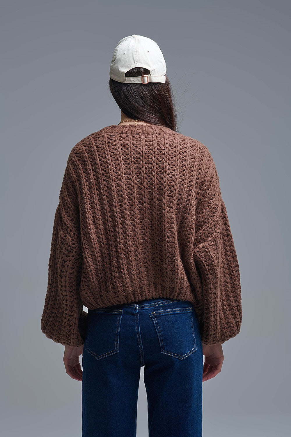 Ana Cardigan Brown