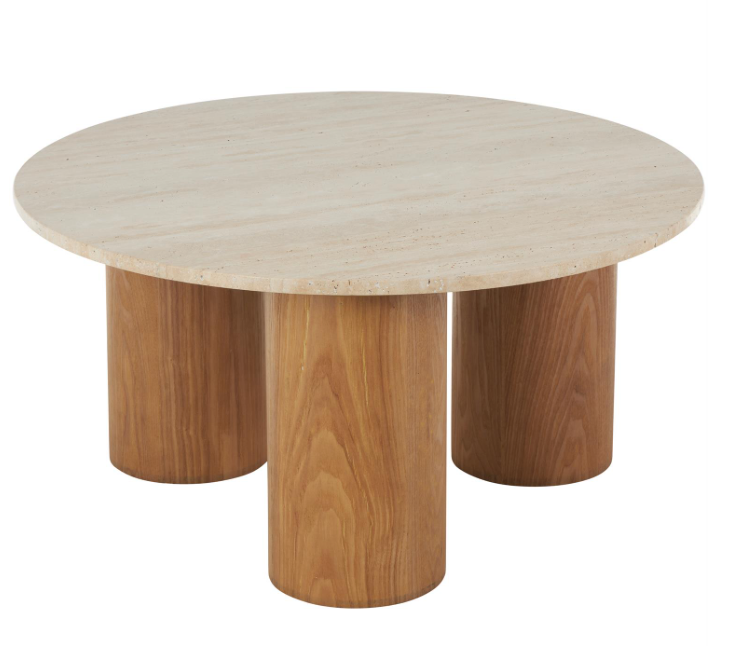 Travertine Coffe Table 32x32x16