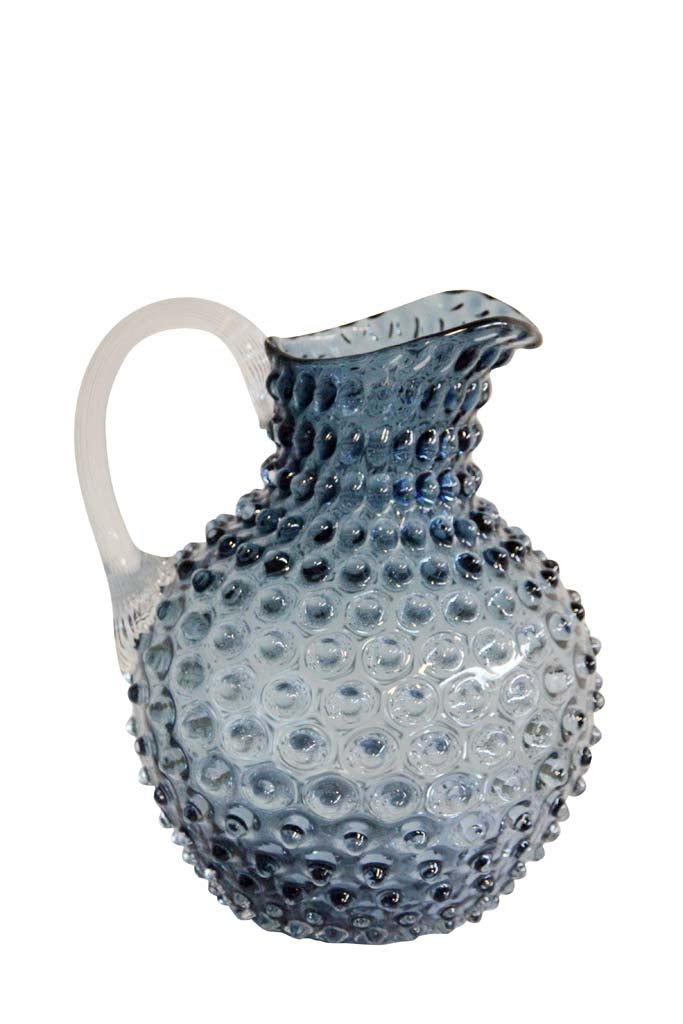 Mineral blue grey hobnail pitcher 2L