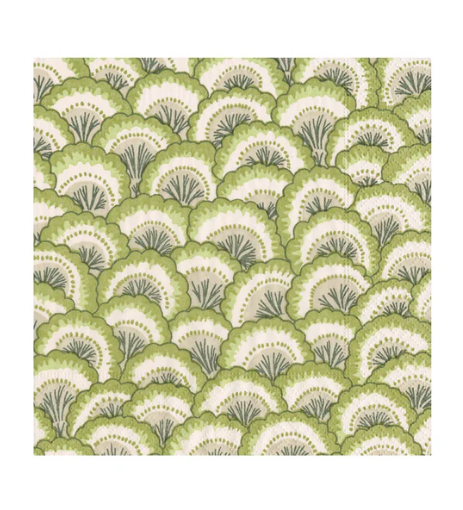 Pontchartrain Scallop Green Cocktail Napkins