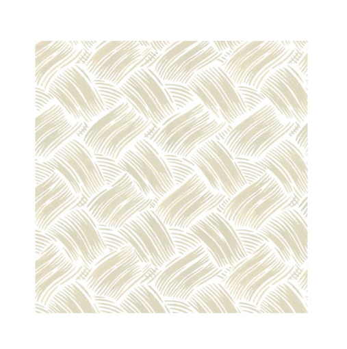 Basketry Flax Paper Linen Cocktail Napkins