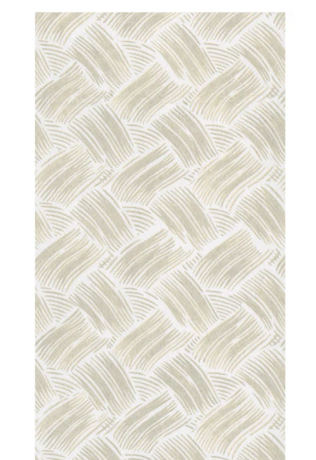 Basketry Flax Paper Linen Guest Towel Napkins