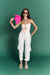 Playa Bathing Suit Body Ivory Print Salmon