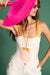 Playa Bathing Suit Body Ivory Print Salmon