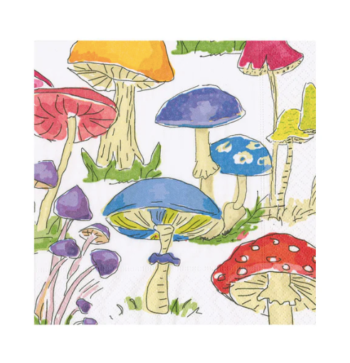 Woodland Mushrooms Cocktail Napkins