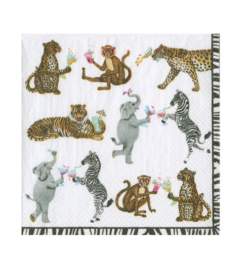 Cocktails Gone Wild Cocktail Napkins