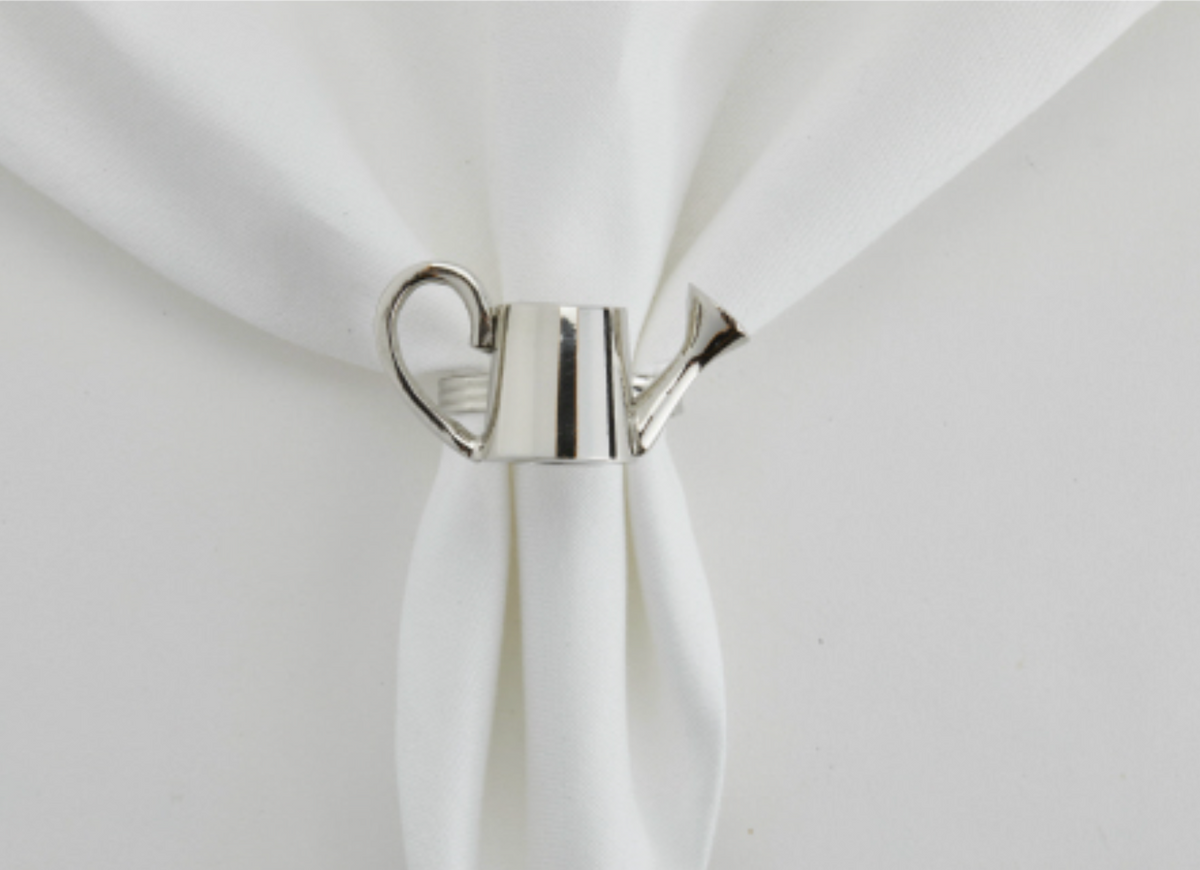 Watering Can Cast Napkin Ring