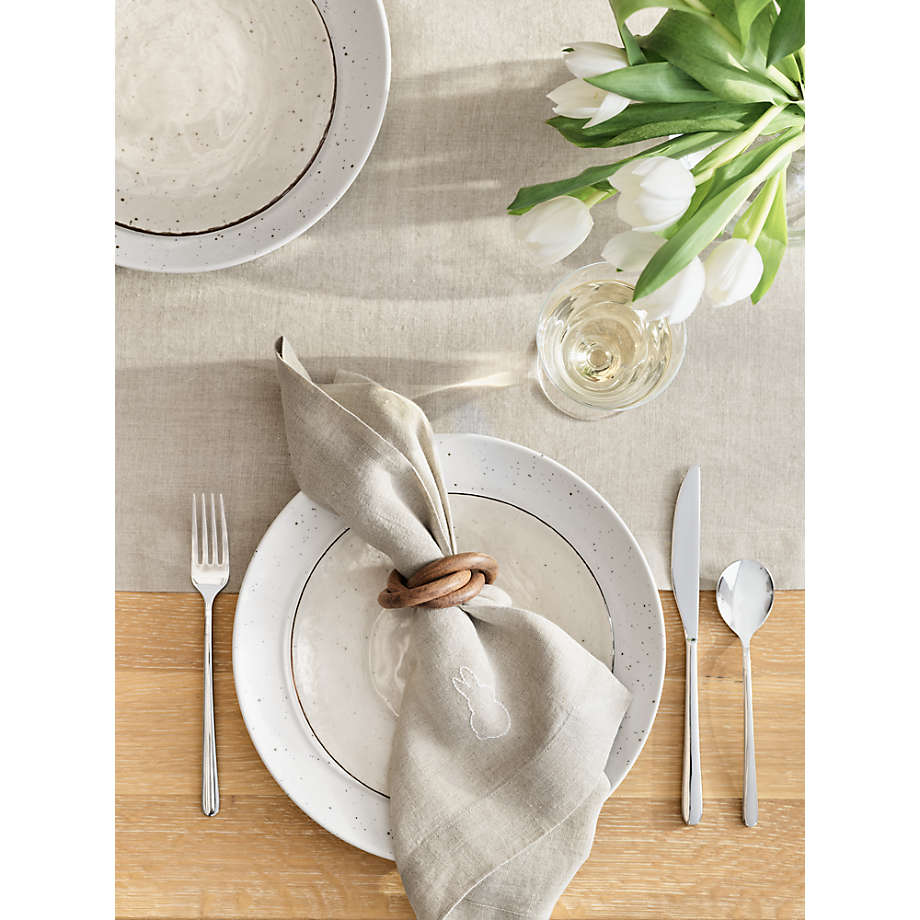 Wooden 3Ring Napkin Ring Natural
