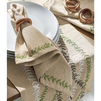 Wooden 3Ring Napkin Ring Natural