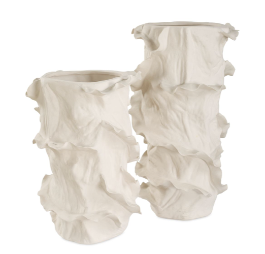 Ripple Crest Vases