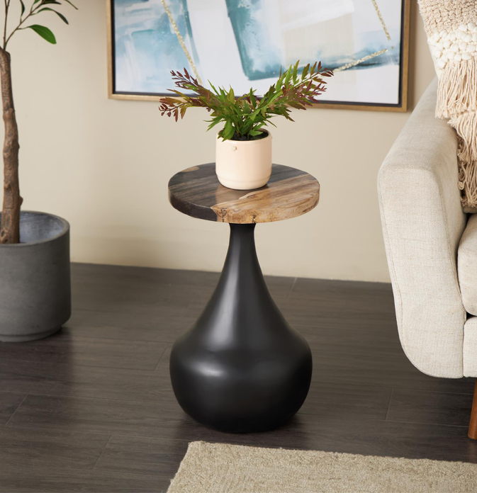 Accent Table Black