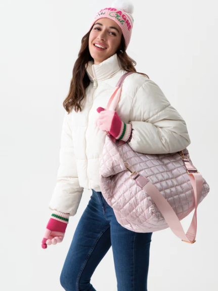 Logan Travel Tote Rose