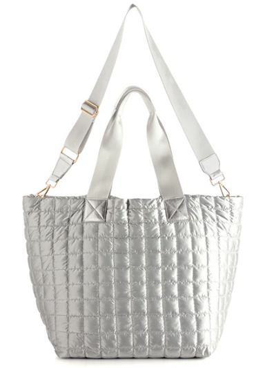 Logan Travel Tote Silver