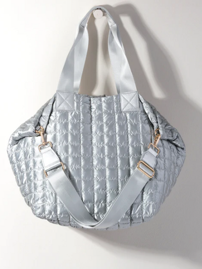 Logan Travel Tote Silver