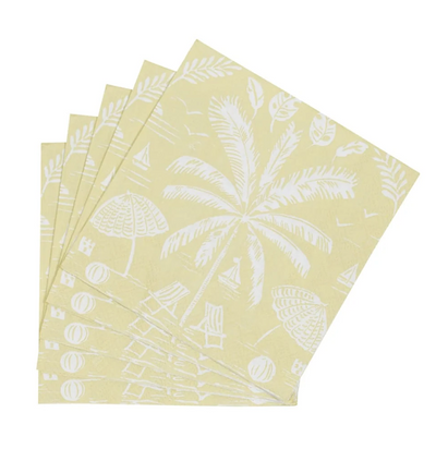 Palms And Parasols Key Lime Napkin Cocktail