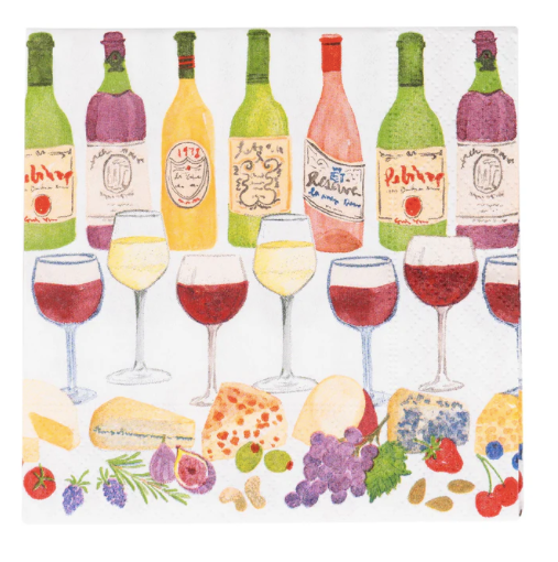 Wine Pairings Cocktail Napkins