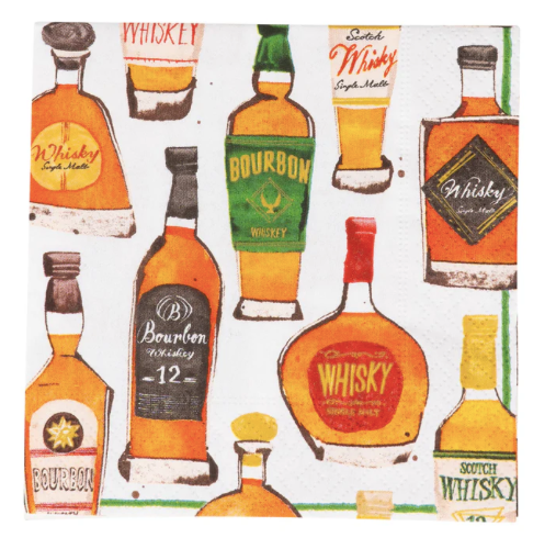 Whiskey Tasting Cocktail Napkins