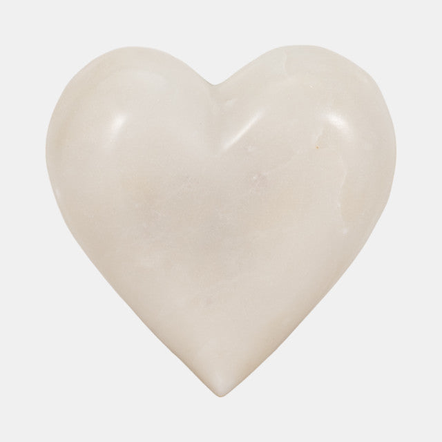 Marble Heart White