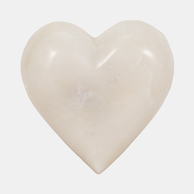 Marble Heart White