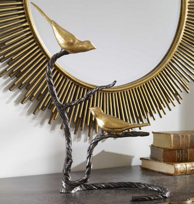 Birds on a Limb Sculpture