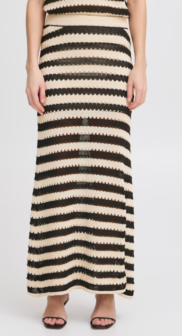 Ihbirdis Skirt Black Cream