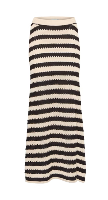 Ihbirdis Skirt Black Cream